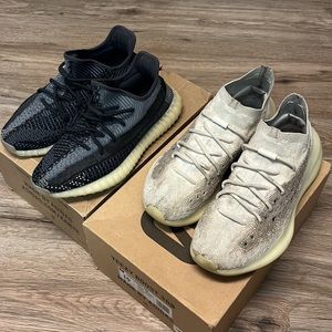 2 pairs of Yeezys.